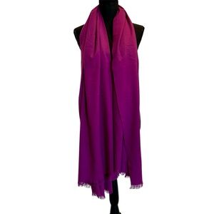 Purple cashmere lightweight long blanket scarf fall winter
